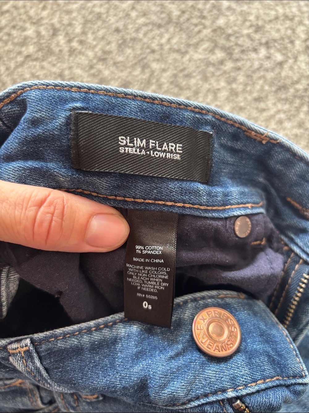 Women Jeans Slim Flare  Stella Low Rise - Picture 6 of 9